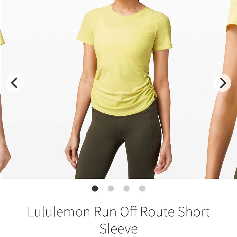 Lululemon Run Off Route Short Sleeve